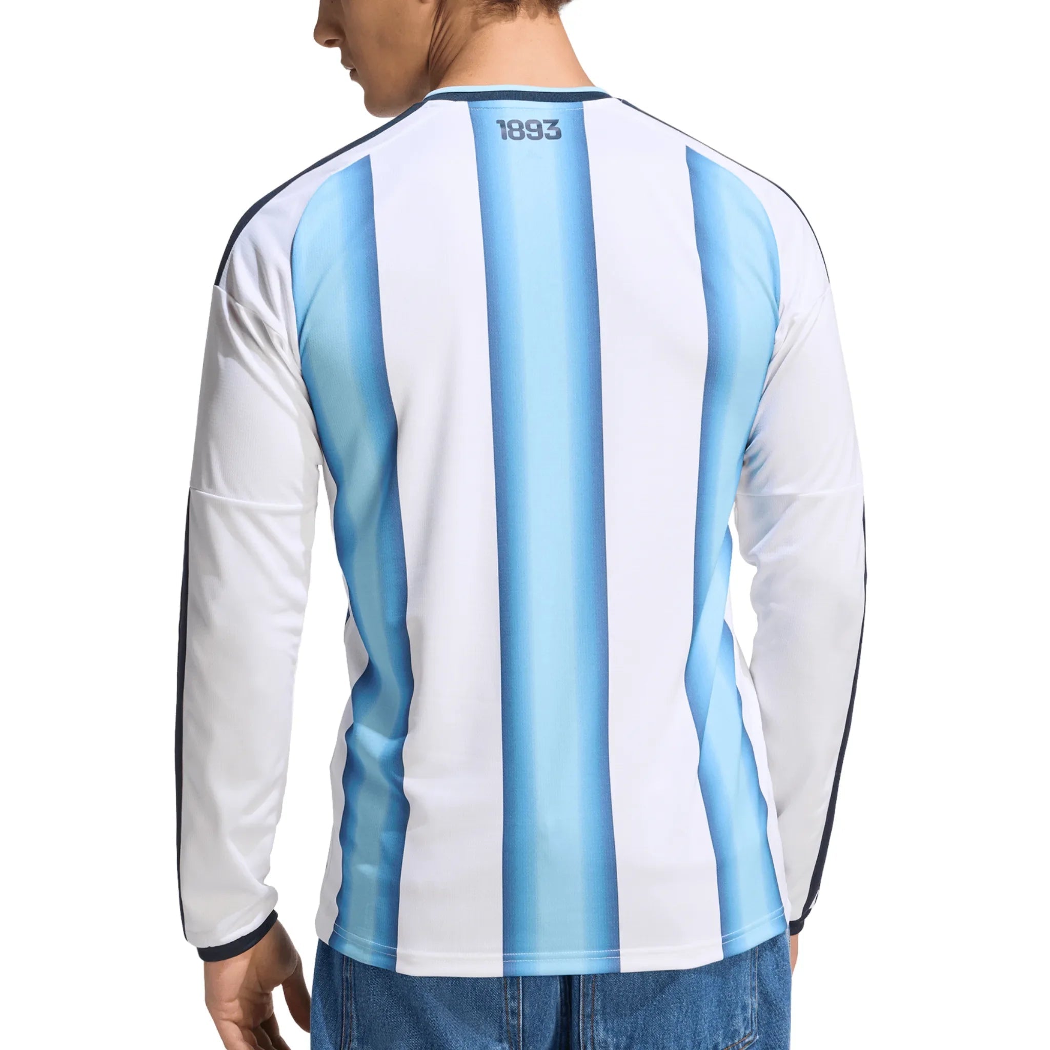 Argentina AFA Long Sleeve Home Jersey 2026/27 - Kickara - White/Icey Blue/Light Blue - XS